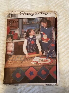 Vintage Style Simplicity 8213 Uncut Crafts Robe-place Mats Sewing Pattern